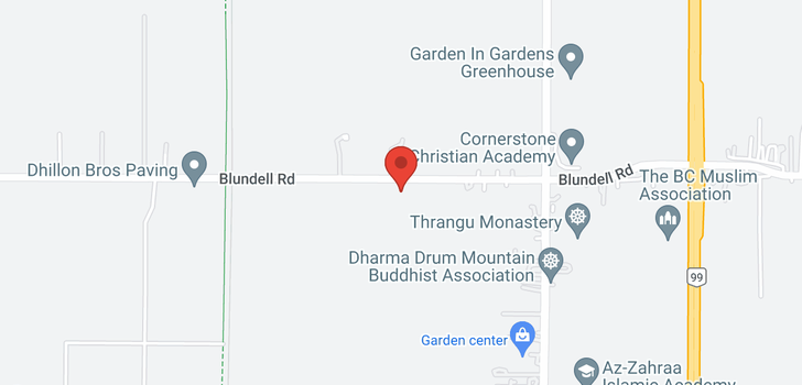 map of 11500 BLUNDELL ROAD